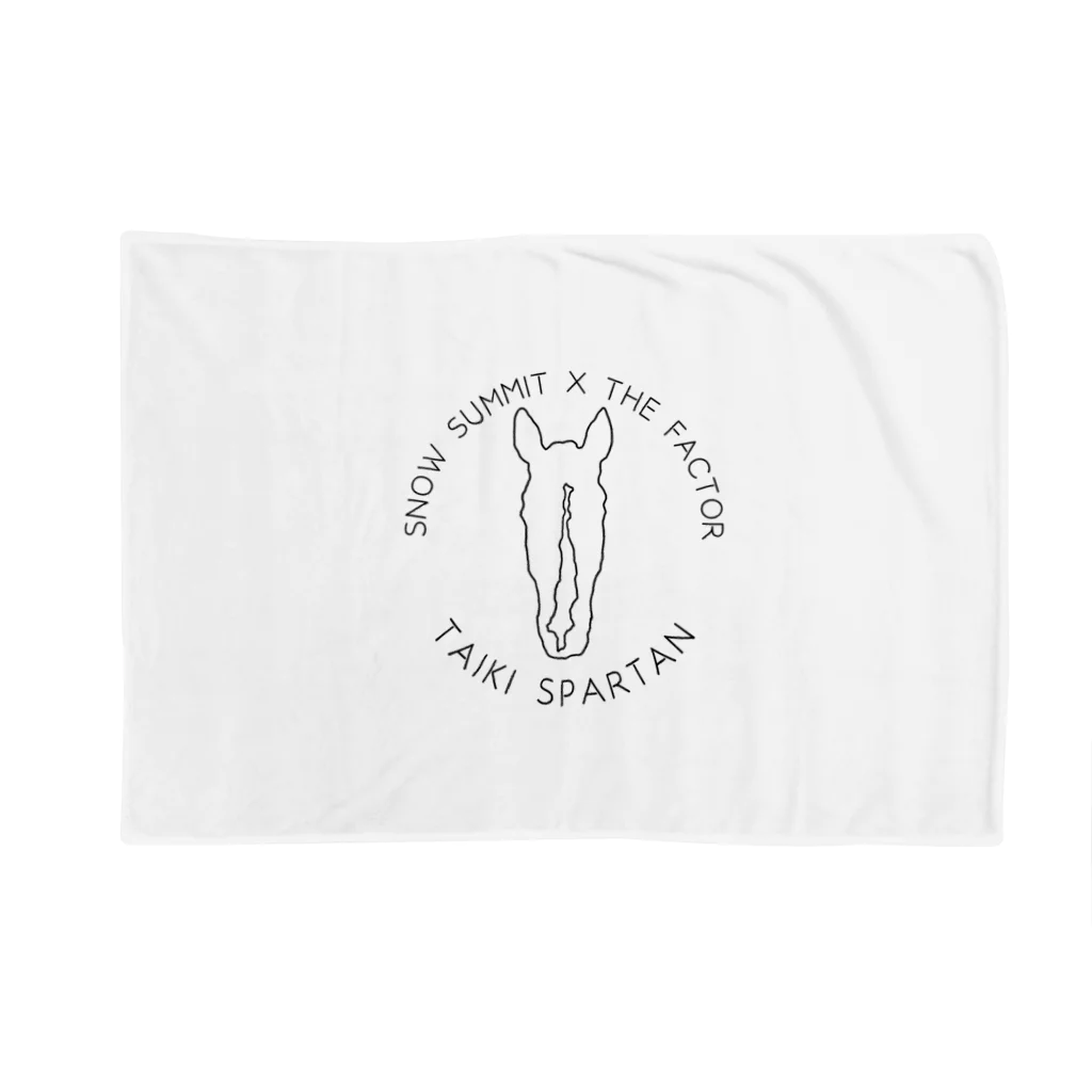 TaikiRacingClubShopのmarulogo【SPA】kuro Blanket