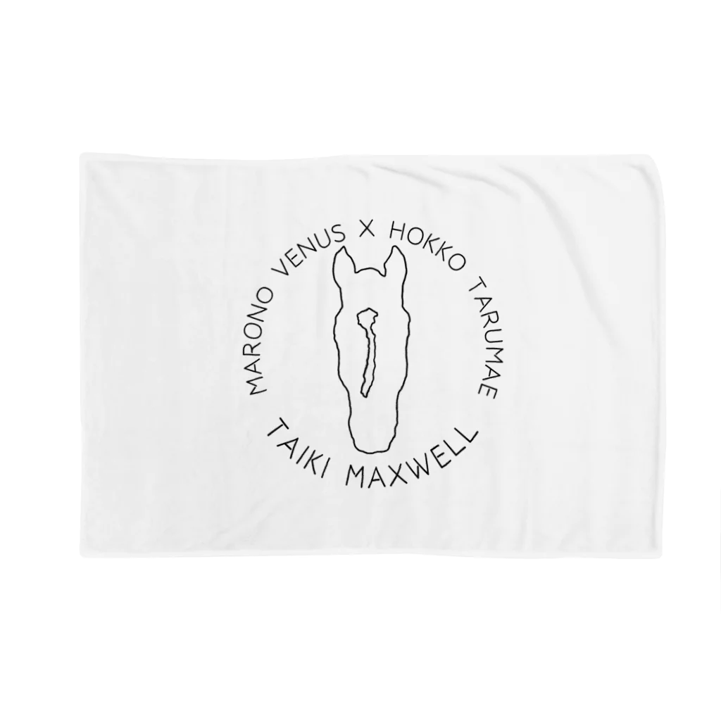 TaikiRacingClubShopのmarulogo【MAX】kuro Blanket