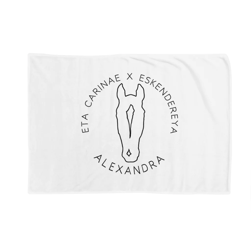 TaikiRacingClubShopのmarulogo【ALX】kuro Blanket