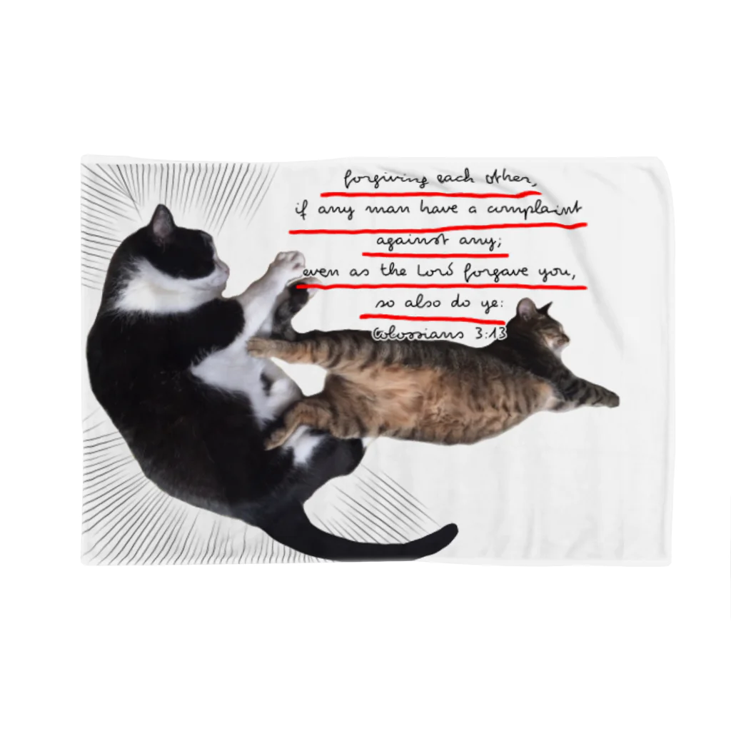 Carly's shopの猫と猫の言い分イーブン Blanket