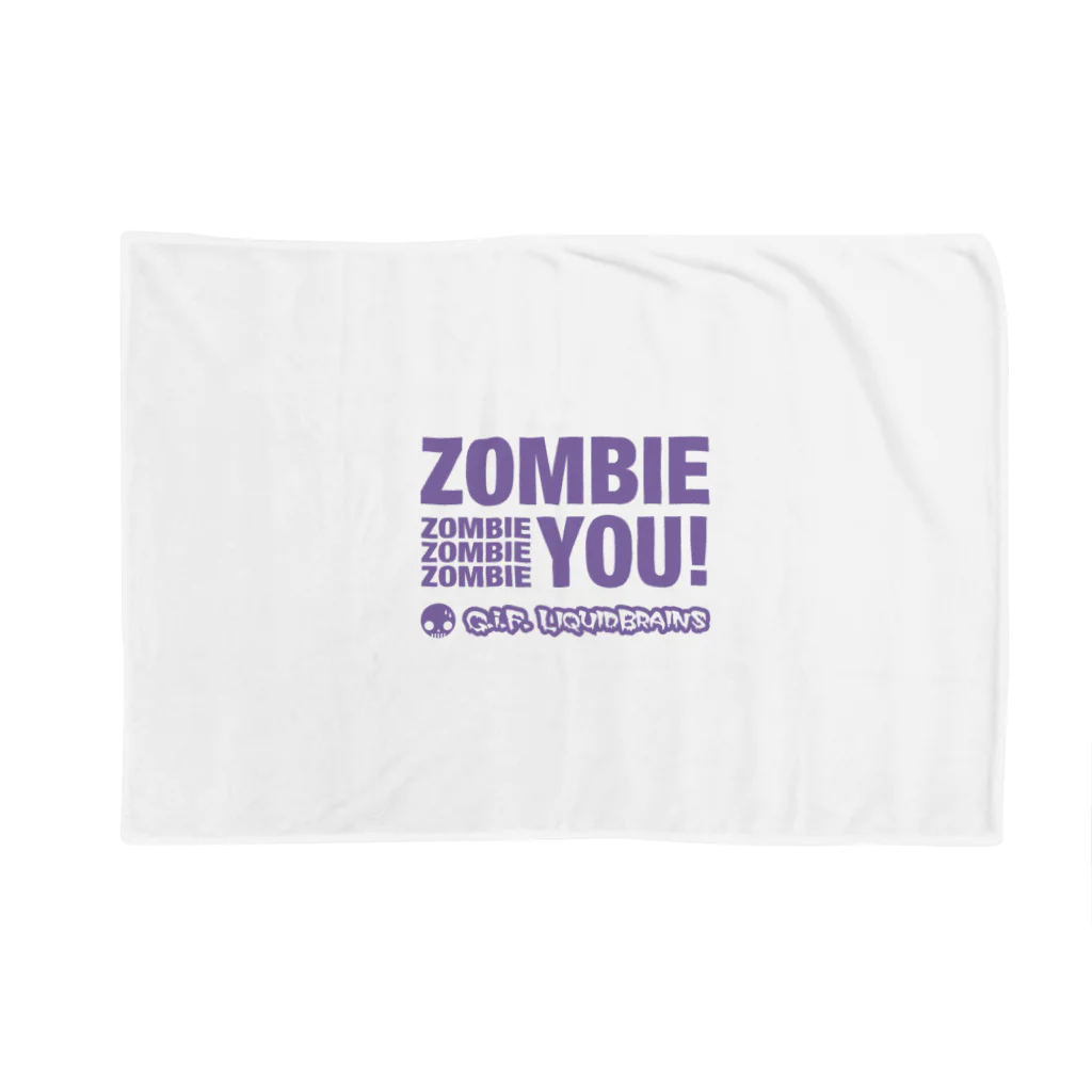 KohsukeのZombie You!（purple print） ブランケット