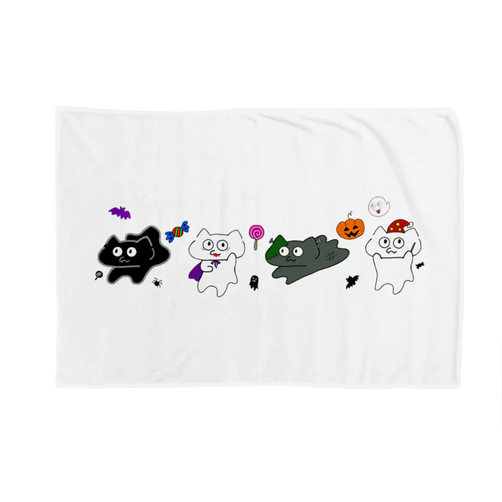 ennuのじゅるねこハロウィンマーチ Blanket