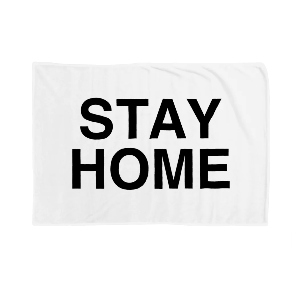 TOKYO LOGOSHOP 東京ロゴショップのSTAY HOME-ステイホーム- Blanket