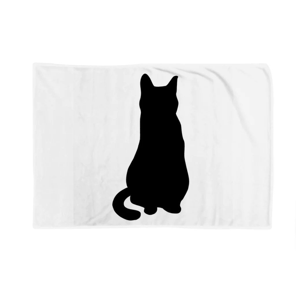 silhouettetshirtのネコ影絵シルエット Blanket