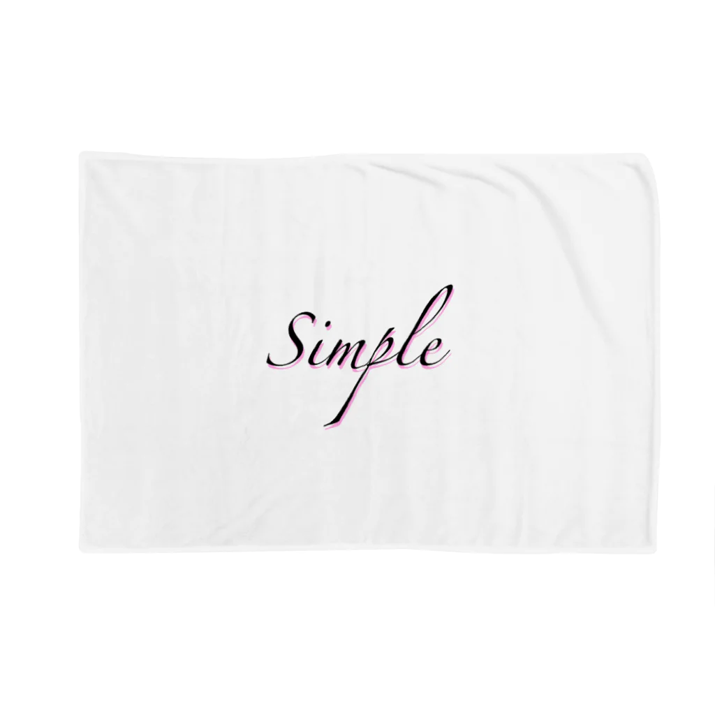 lovepenのシンプル　しんぷる　Simple ブランケット