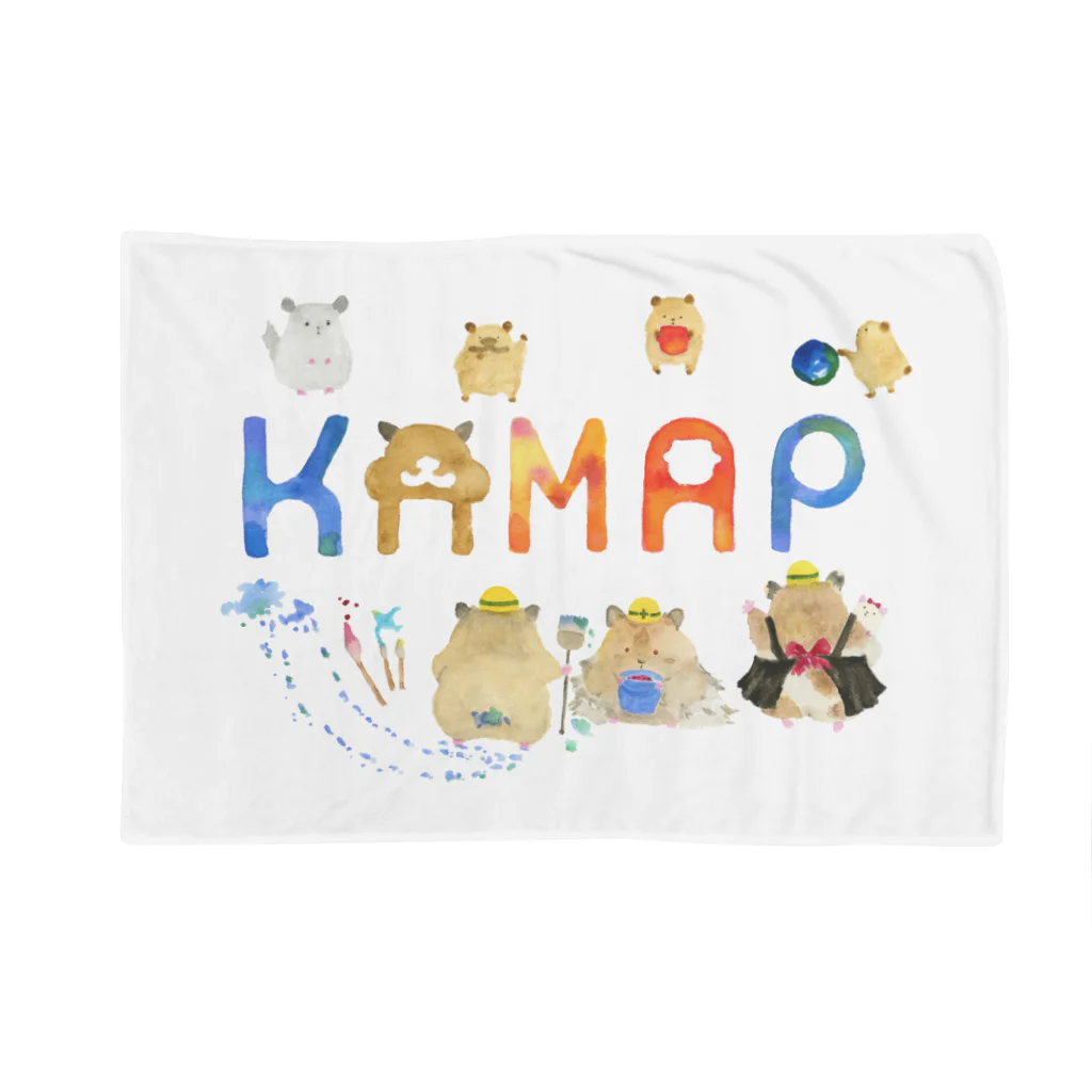 KAMAP ＆ Ricaの【KAMAP】カラフルKAMAP Blanket