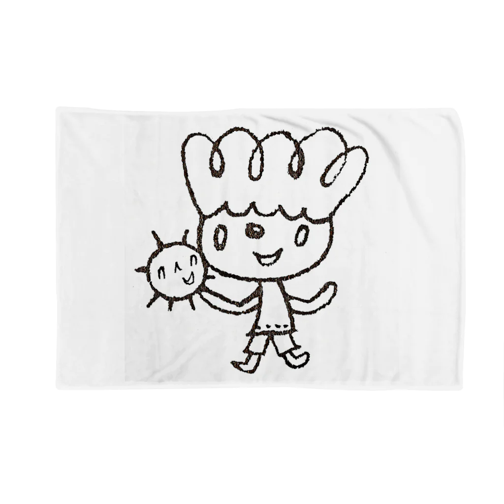 dailyworksのはっぱboy Blanket