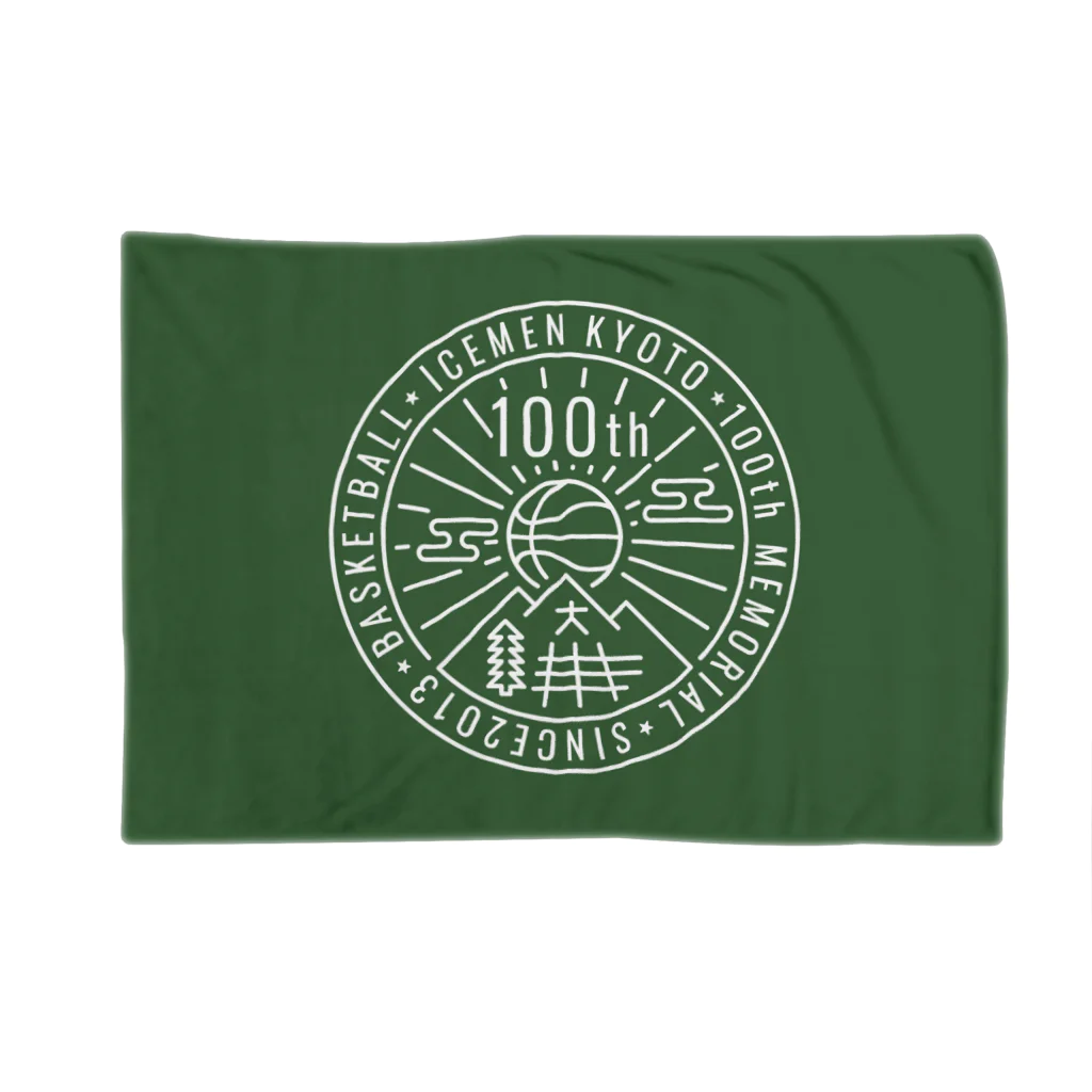 icemen kyoto 100thのicemen kyoto 100th / green base ブランケット