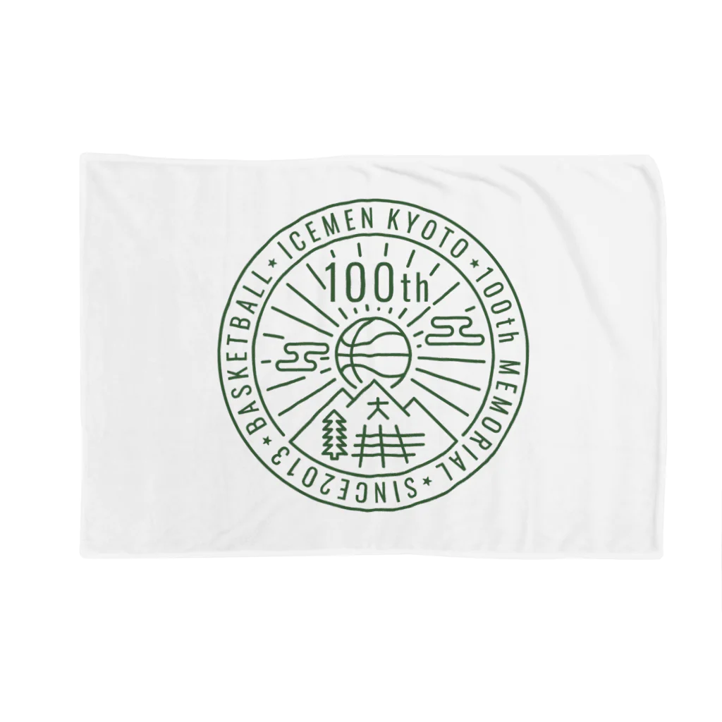 icemen kyoto 100thのicemen kyoto 100th / white base ブランケット