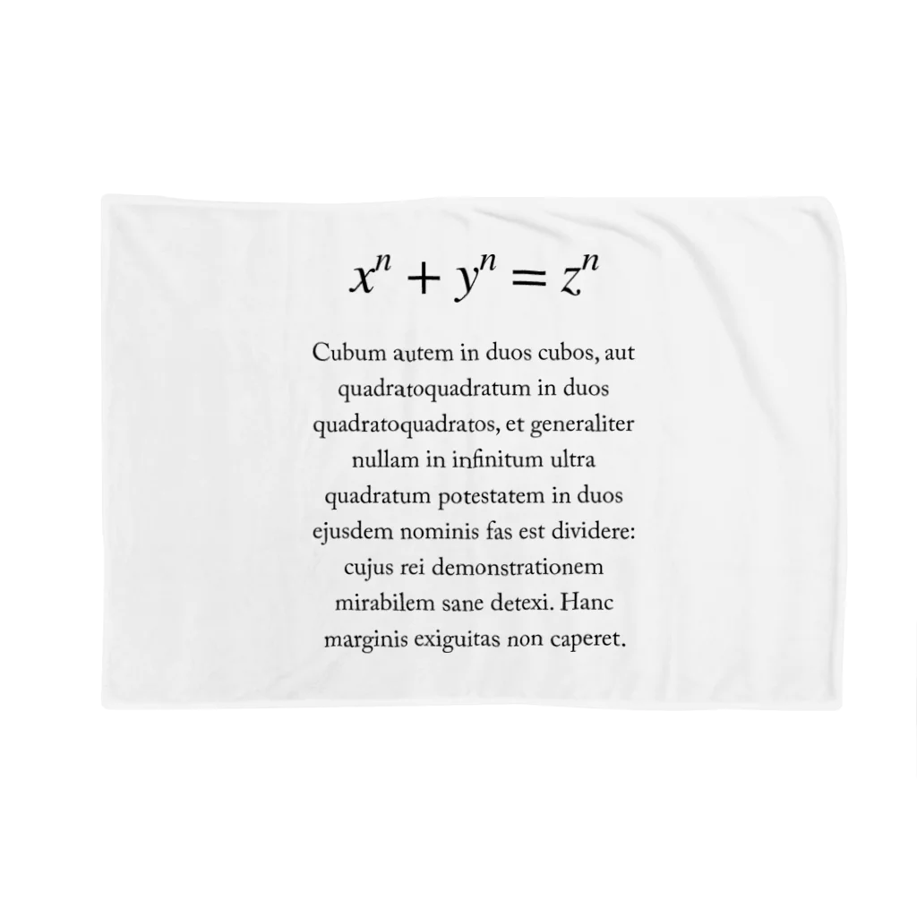tar0のフェルマーの最終定理 Blanket