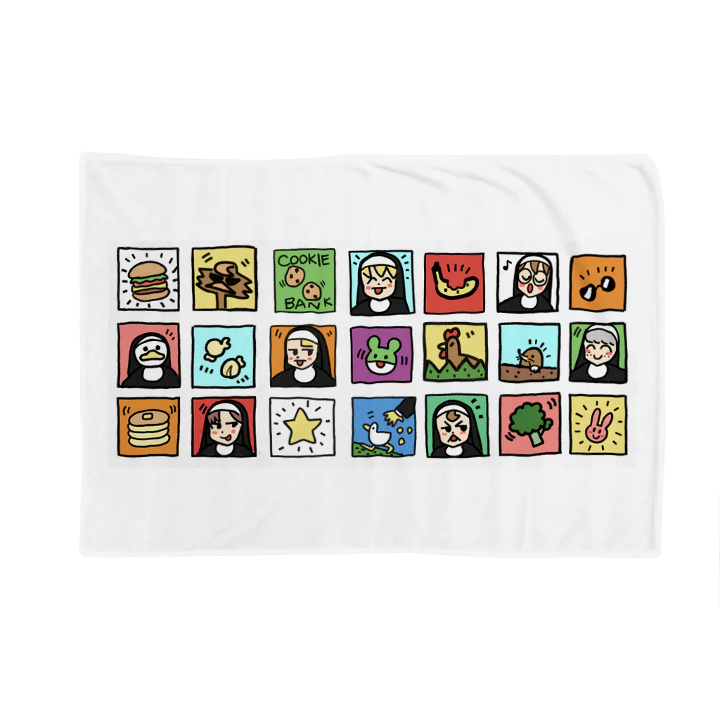 LITTLE  NUNSのpopart Blanket