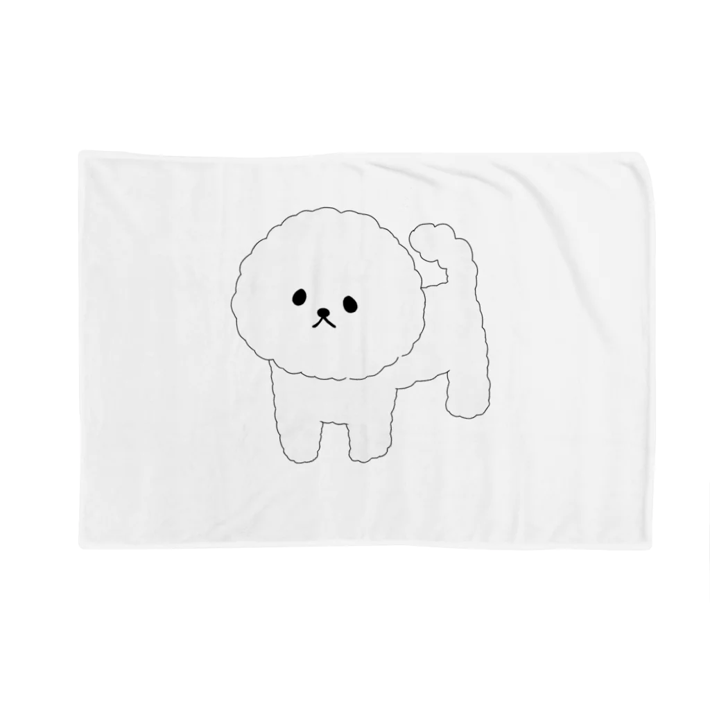 しょうゆごはんのビションフリーゼ もこふわ Blanket