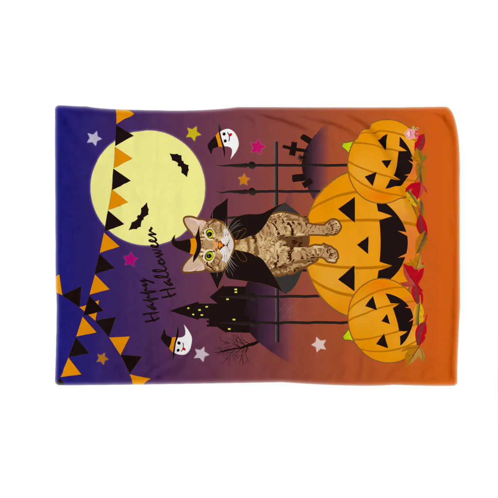 梅みんつの猫たまきのハロウィン2017 Blanket