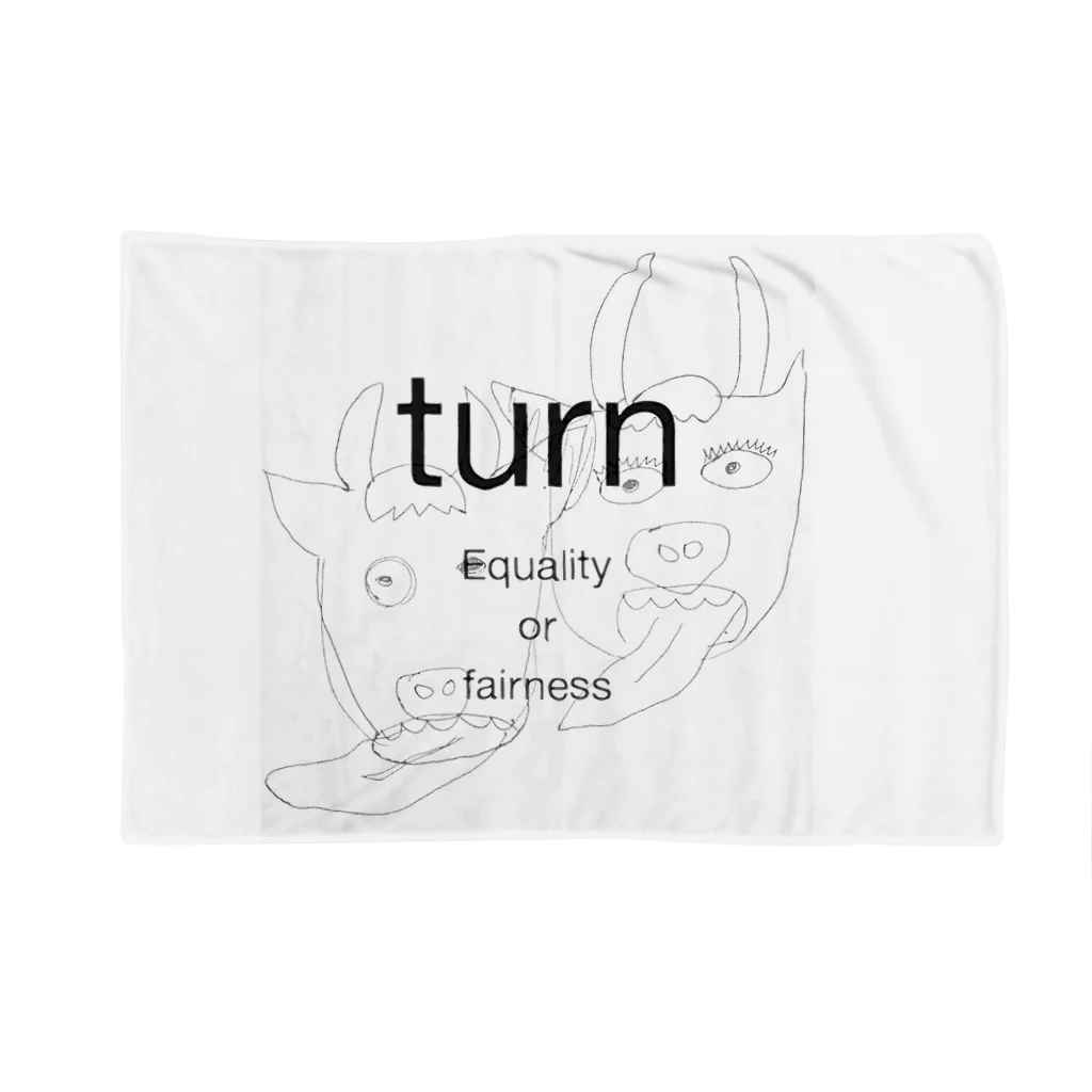 turnの牛 Blanket