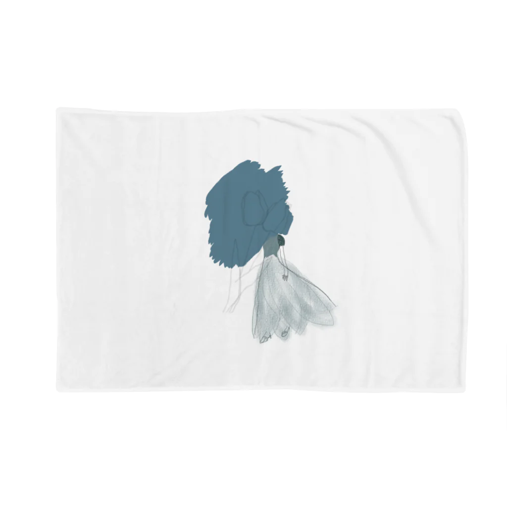rilybiiのflower dress Art Blanket