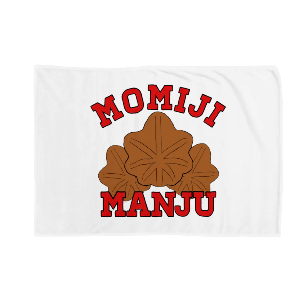 ヘンテコデザイン専門店　SYUNLABOのMOMIJI MANJU Blanket