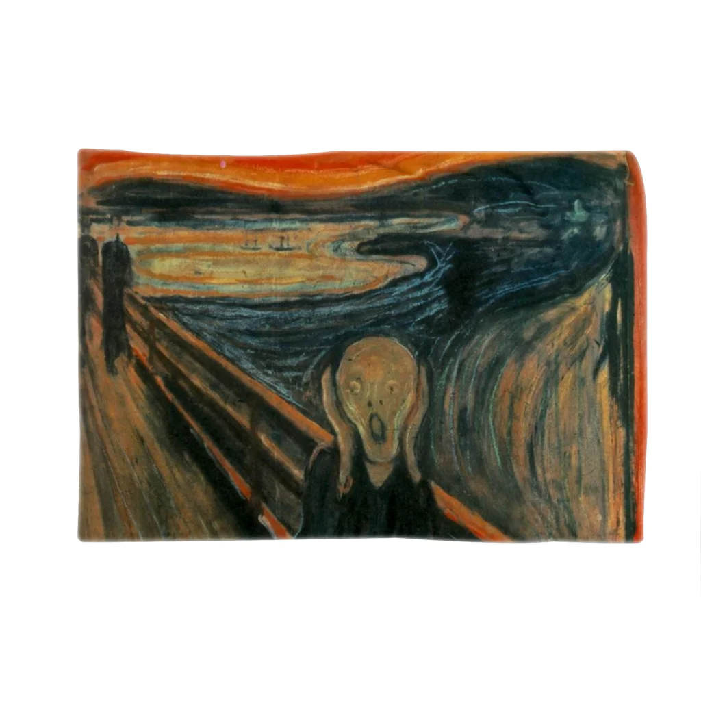 artgalleryのThe Scream ブランケット