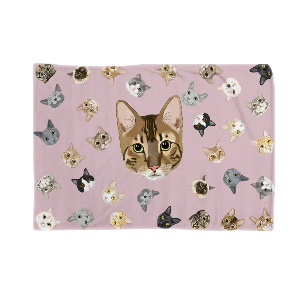 みきぞーん｜保護猫 ミッキー画伯と肉球とおともだちのjill Blanket