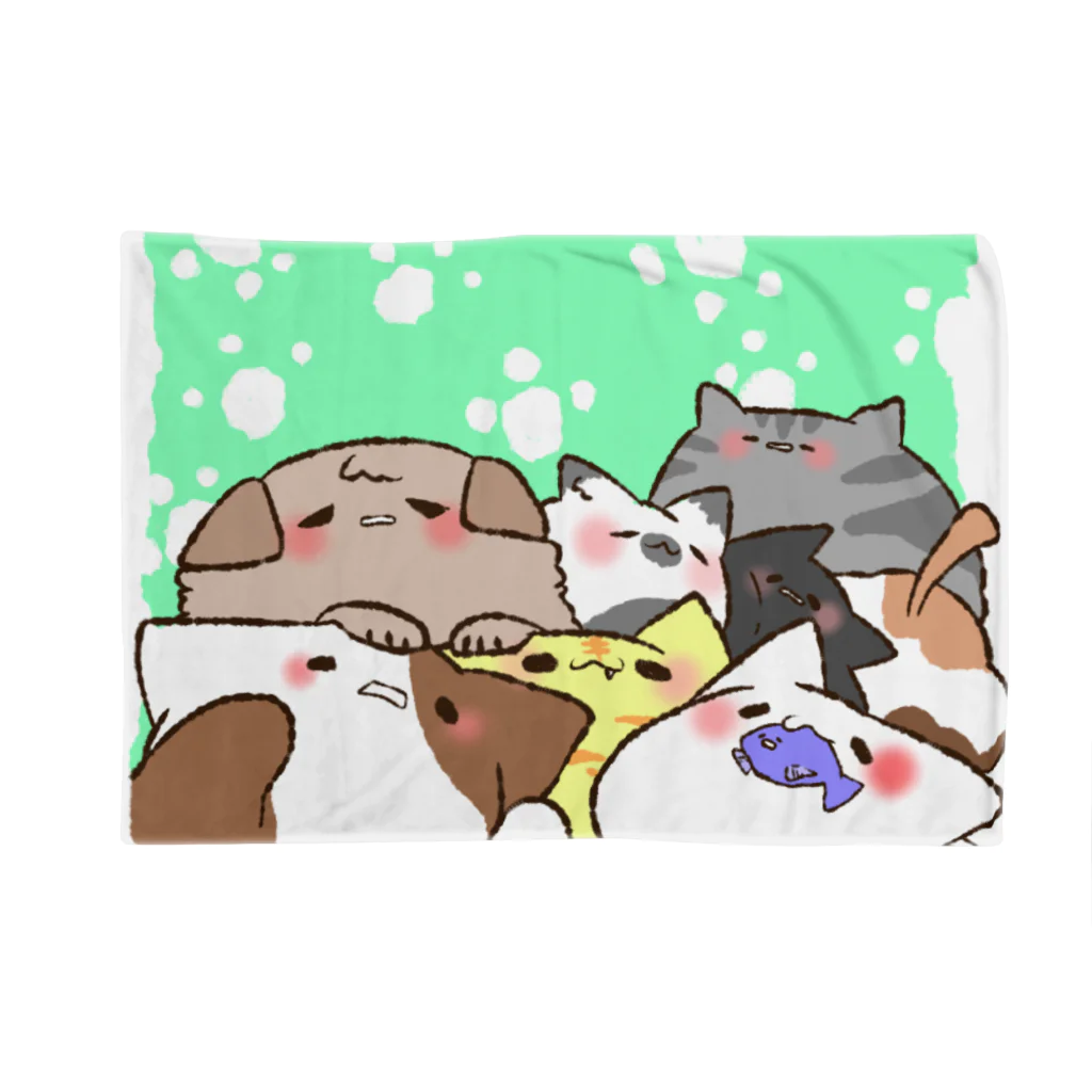 ピコピコハンマーのねこねこねこ Blanket