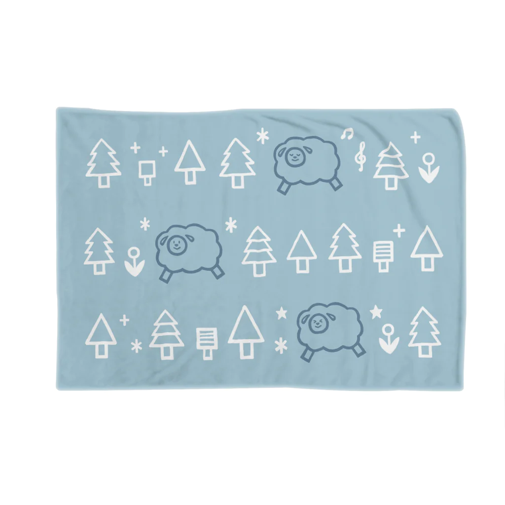 fuwa_fuwaftのSheep in the forest Blanket