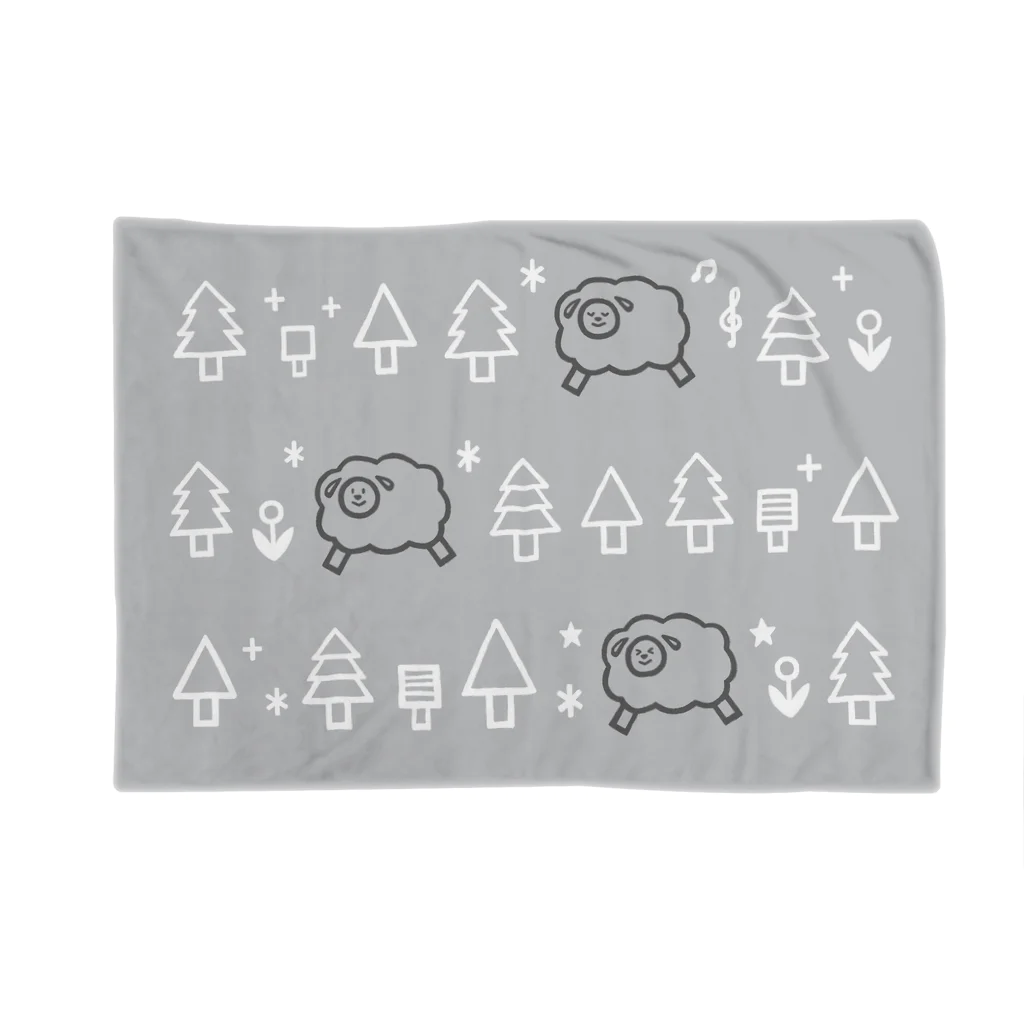 fuwa_fuwaftのSheep in the forest Blanket