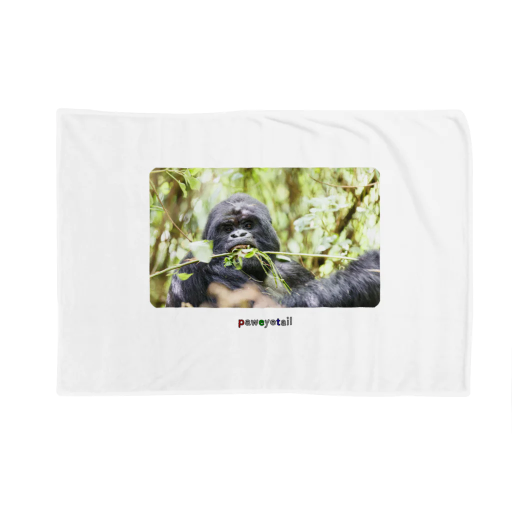 paweyetailの会長:  御利良野 光 (Ray Gorilla Beringei) Blanket