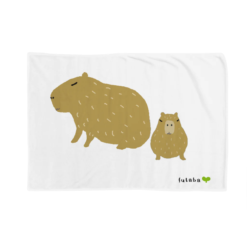 futaba shop（フタバショップ）のカピバラおやこ Blanket