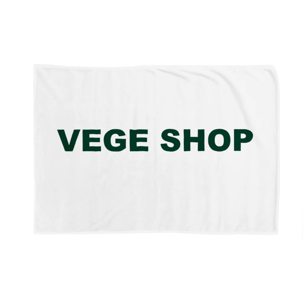 VEGE SHOPのVEGE SHOP 緑文字 ブランケット