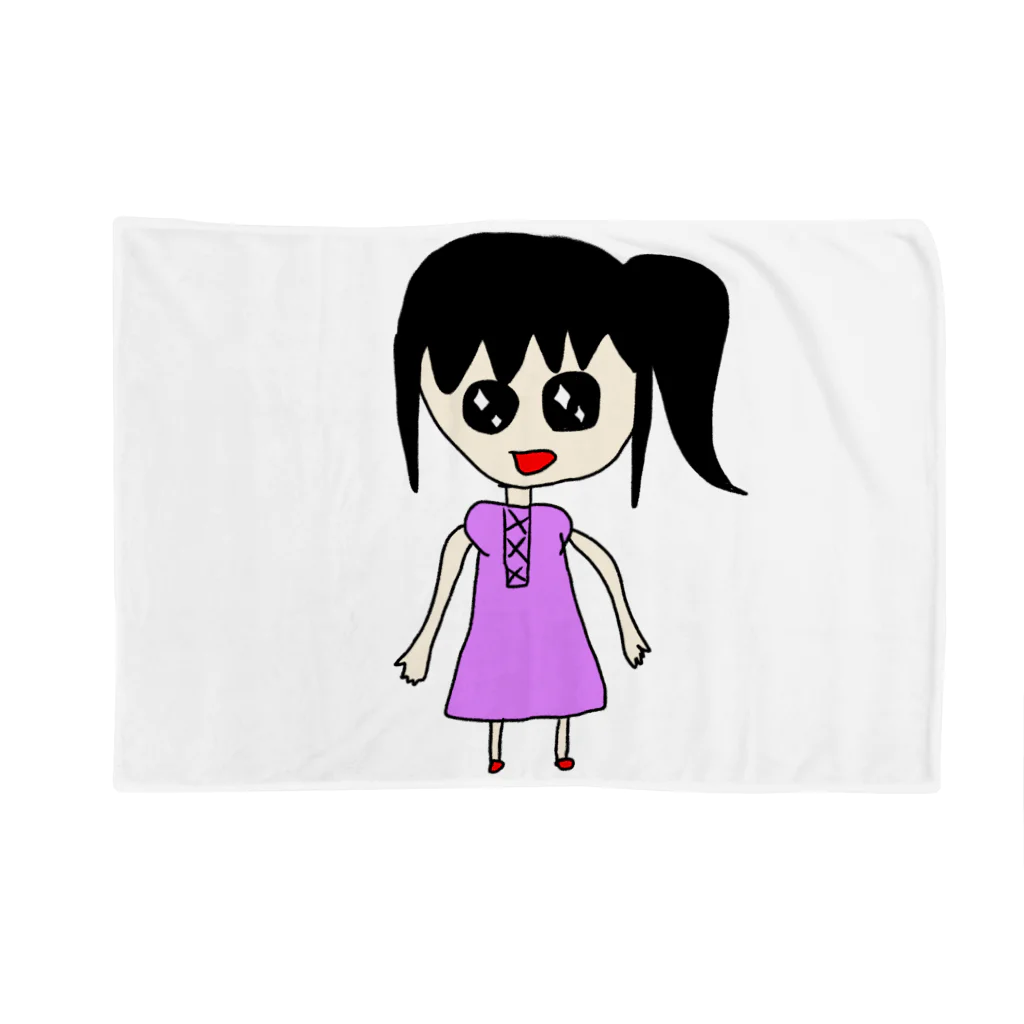 dokodemodoaの幼稚園児が描いたような絵 Blanket