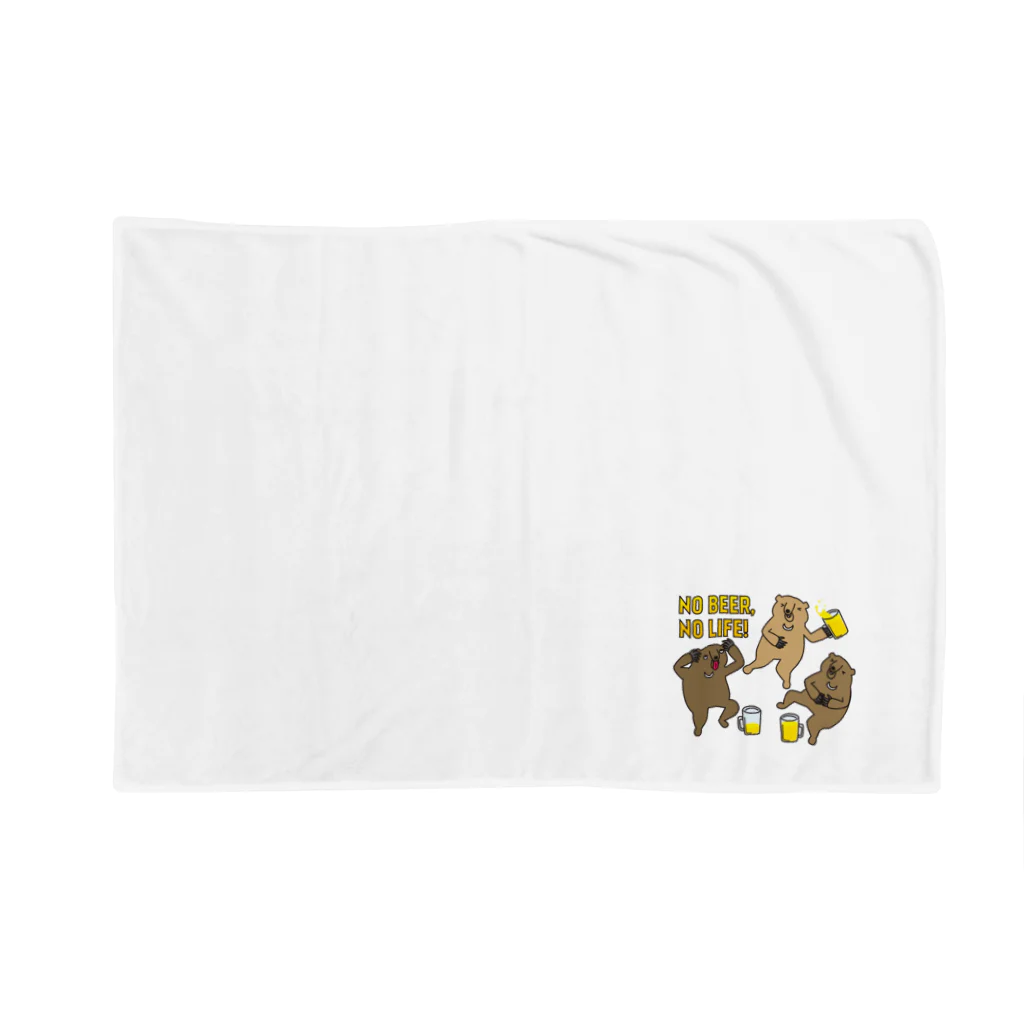 mojokinnのNO BEER, NO LIFE Blanket