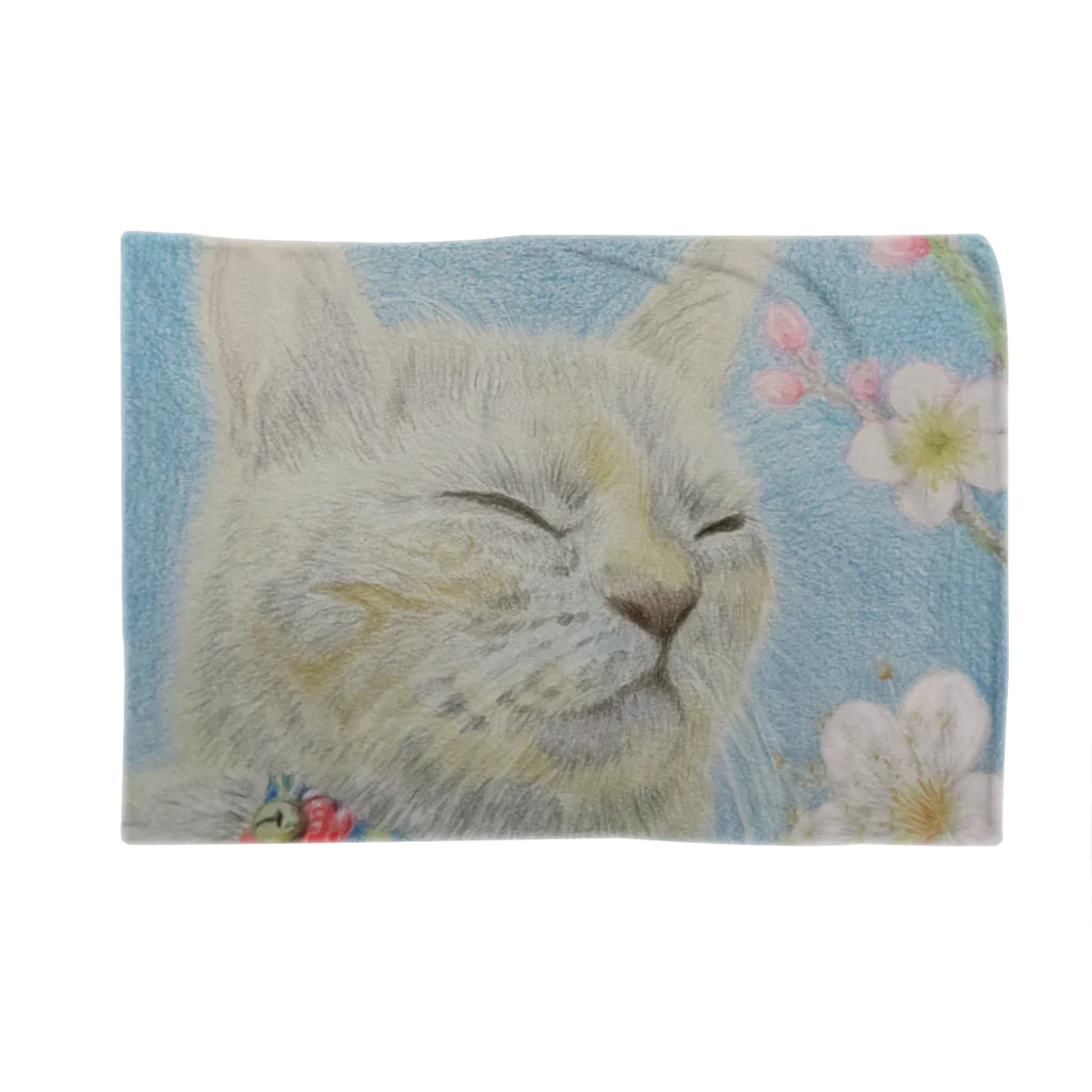 理絵のねこ ぬくぬく Blanket