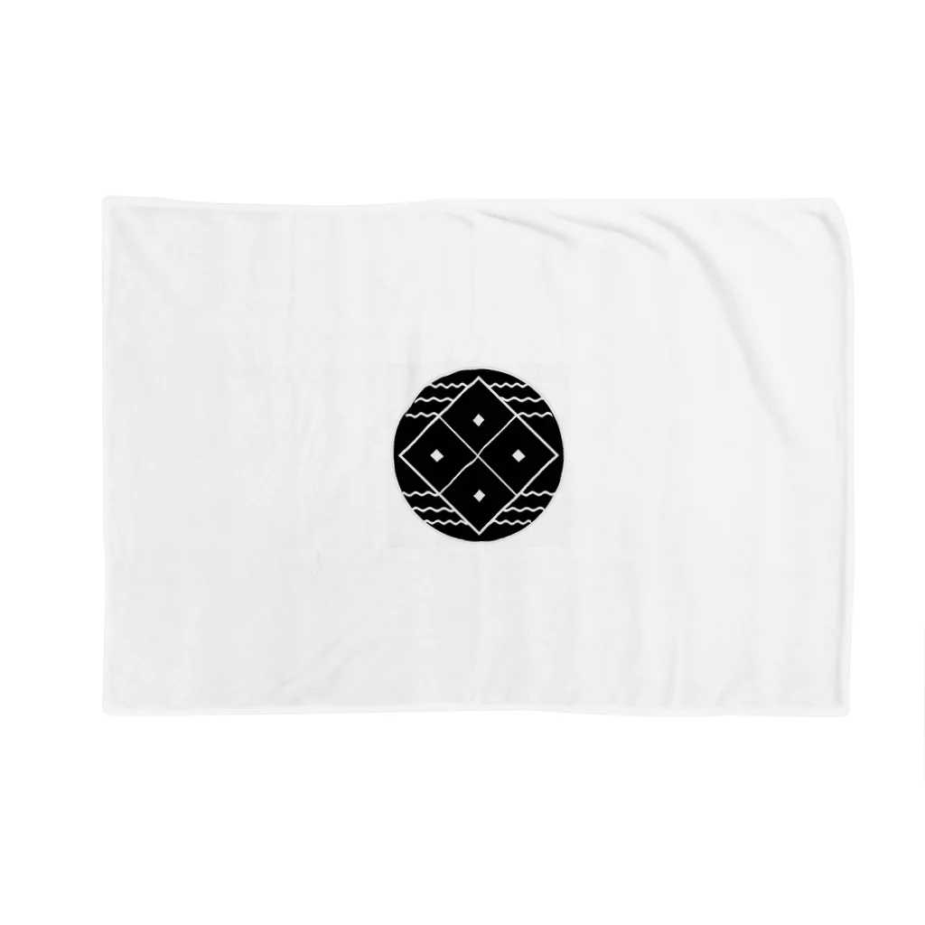 yotumeyaの四ツ目屋浪六家紋シリーズ Blanket