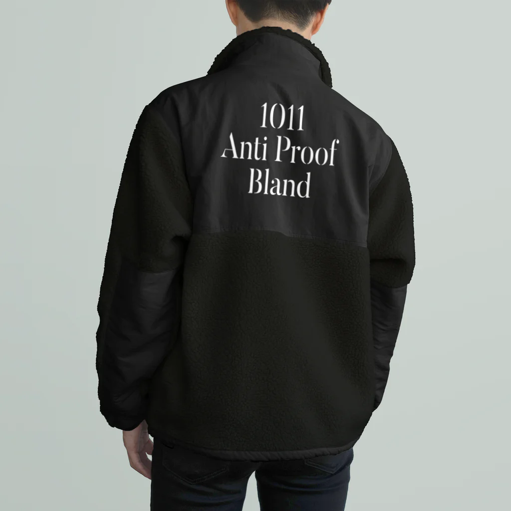 1011 Anti Proof BlandのThe World Is Yours 2 Boa Fleece Jacket