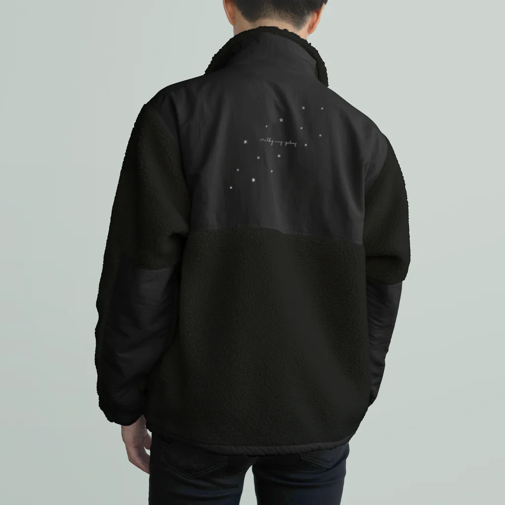 kiki25の天の川銀河 Boa Fleece Jacket