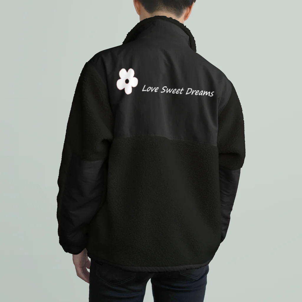NOIR（ノアール）のLSD　花ロゴ Boa Fleece Jacket