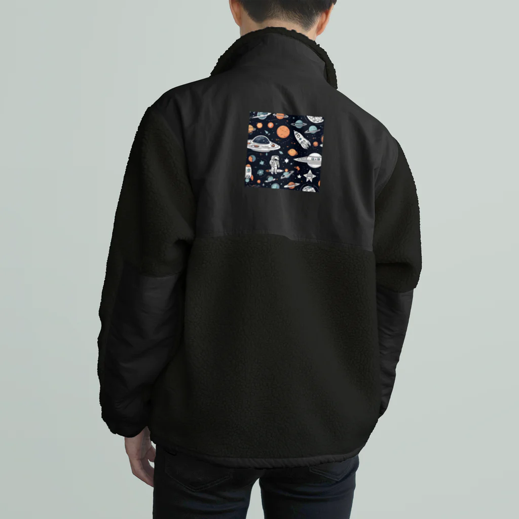 マッドの宇宙探検 Boa Fleece Jacket