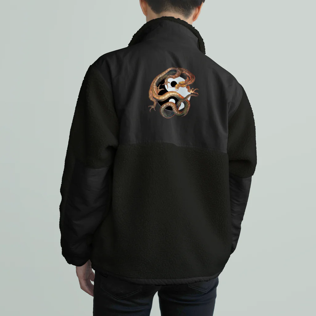 R.MUTT2024のタオ北斎龍 Boa Fleece Jacket