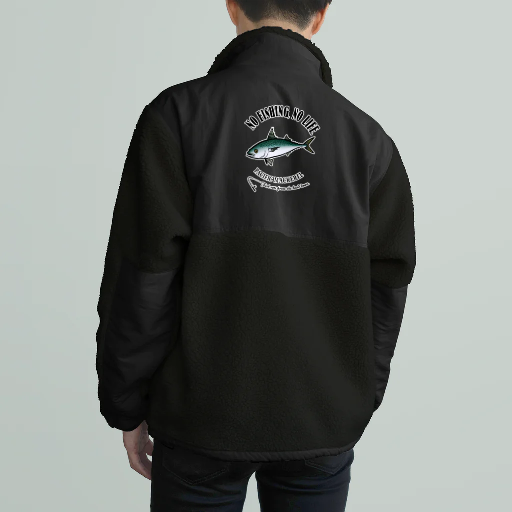 猫と釣り人のMASABA_EB_1CW Boa Fleece Jacket