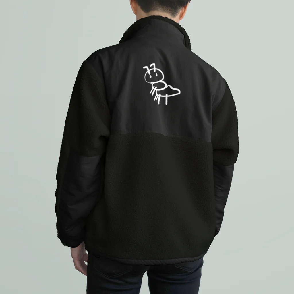 ーー◀のアシナガバチ Boa Fleece Jacket