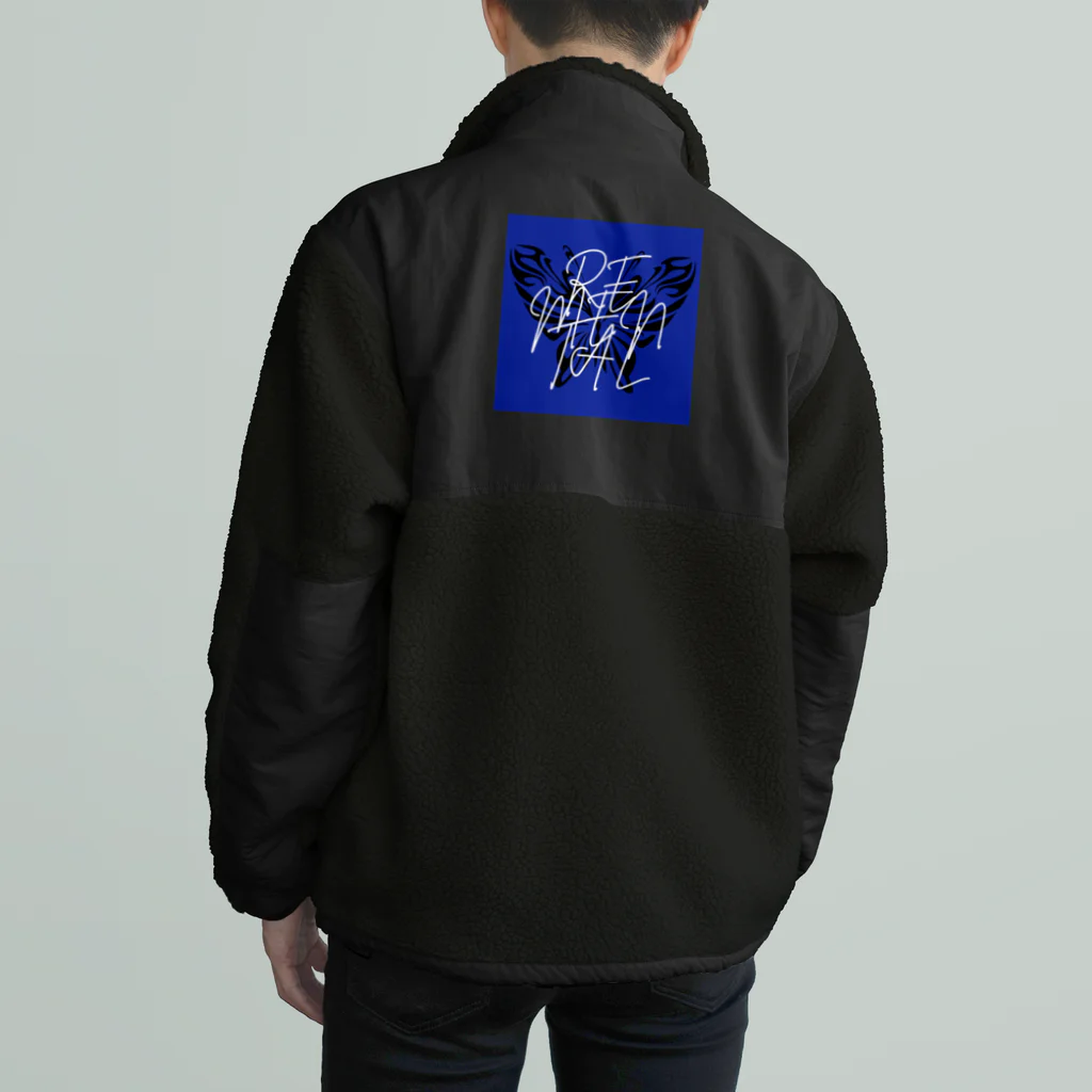 REMENTAL🦋のREMENTAL BLUE Boa Fleece Jacket