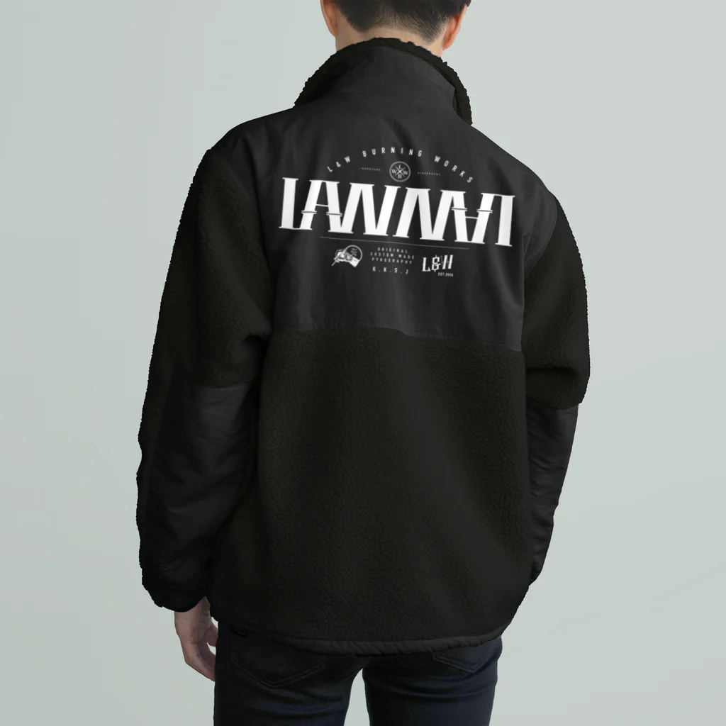 L&W BurningWorksの Rhombus Rogo Boa Fleece Jacket