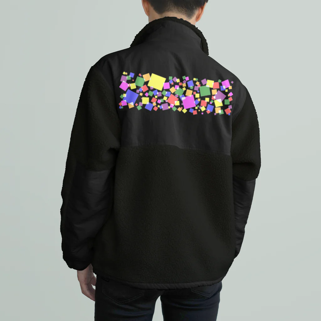 からふるのからふるすくえあ Boa Fleece Jacket