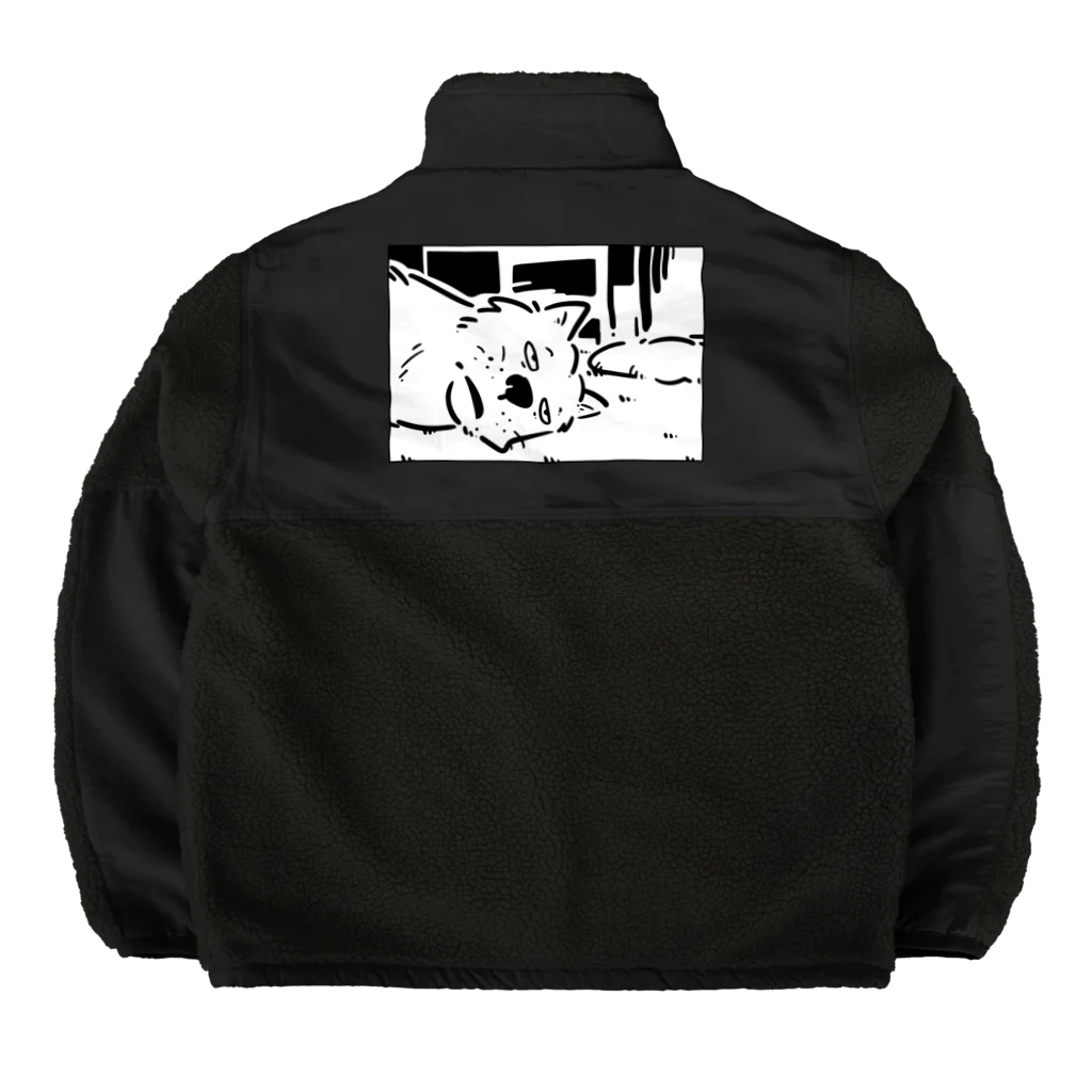 山形屋米店の無気力な犬 ボアフリースジャケット