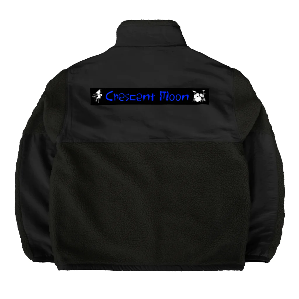 CrescentMoonのCrescentMoonブラック ボアフリースジャケット