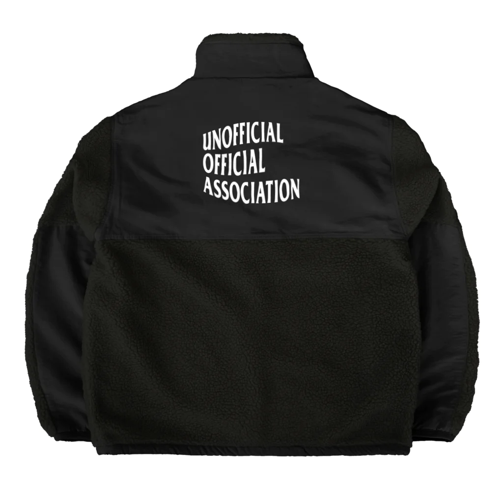 ↗️まつだまつだドットコム↗️革屋↗️非公式オフィシャル協会↗️の非公式オフィシャル協会オフィシャルグッズ Boa Fleece Jacket