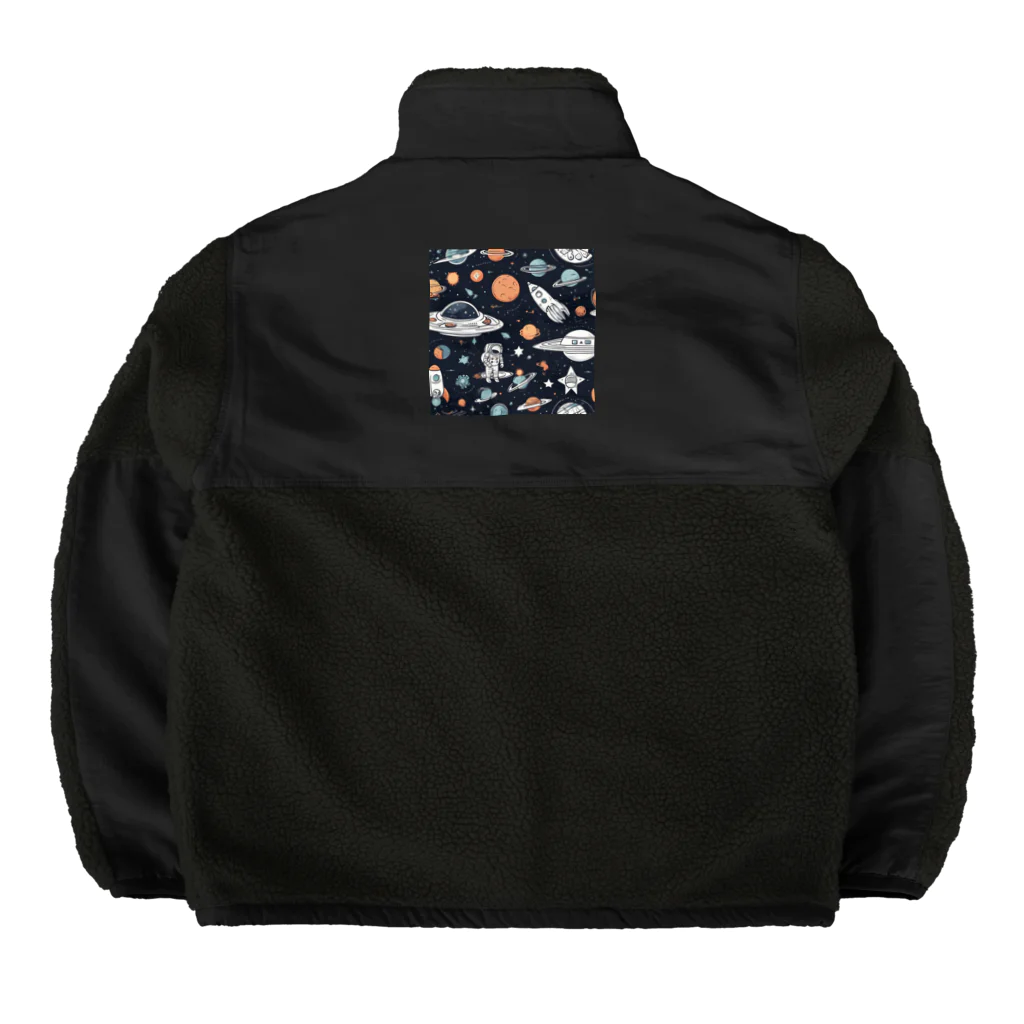 マッドの宇宙探検 Boa Fleece Jacket