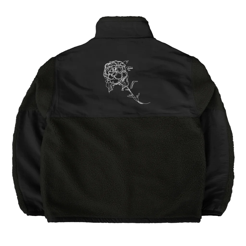 建築学生の部屋のrose Boa Fleece Jacket