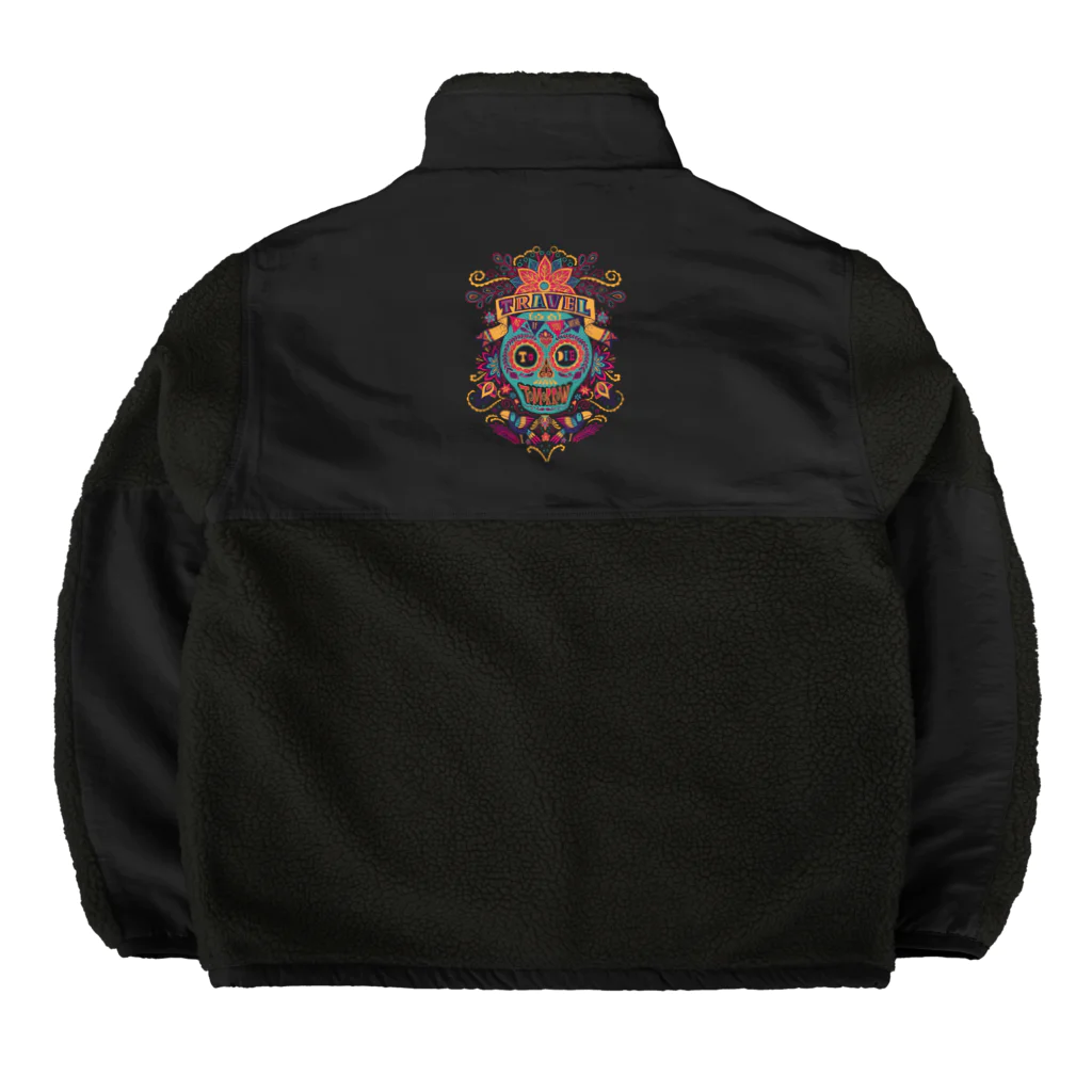 IZANAMI by Akane YabushitaのTravel As if You Were to Die Tomorrow Boa Fleece Jacket