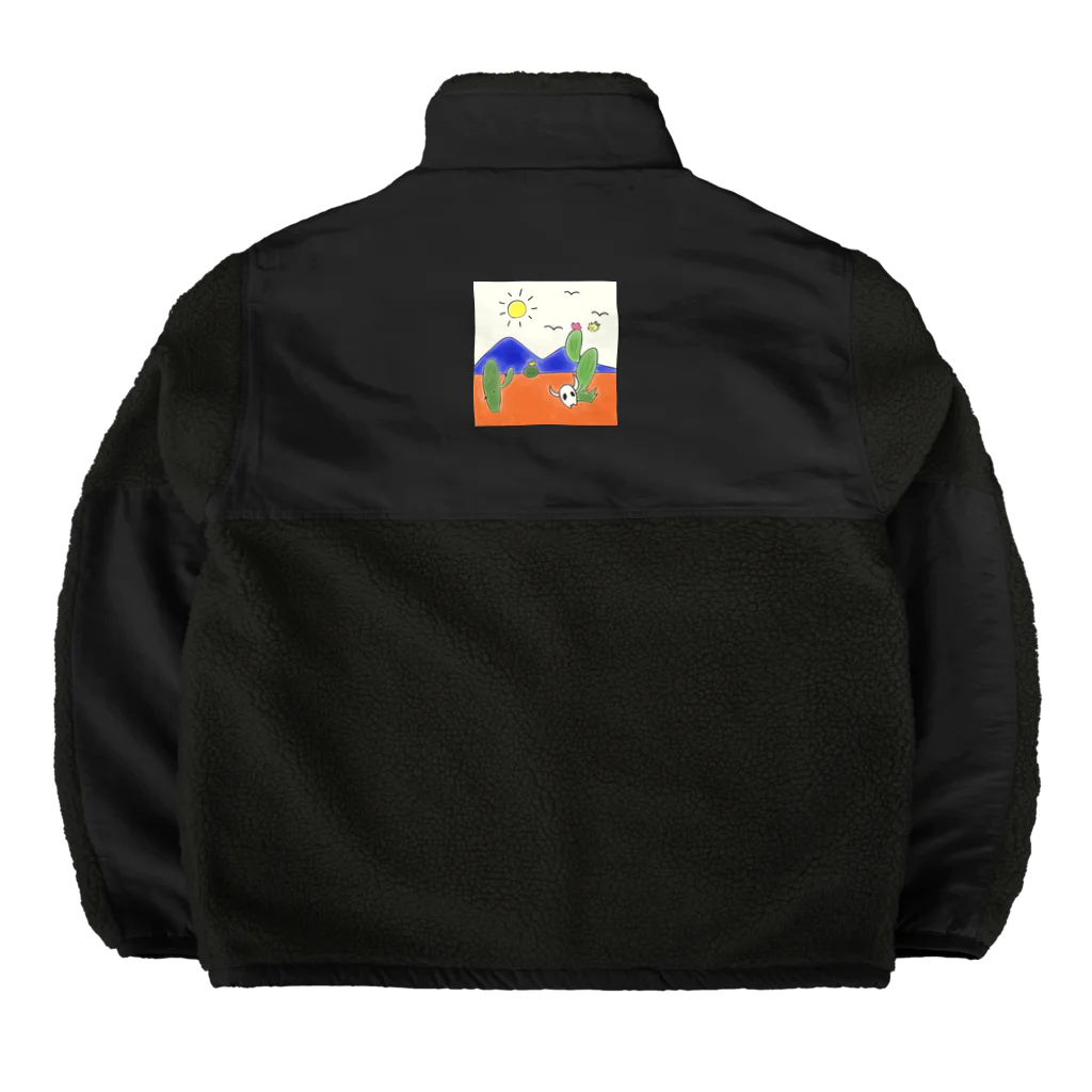 クマバチゴルフ倶楽部のクマバチとメキシカンタイル Boa Fleece Jacket