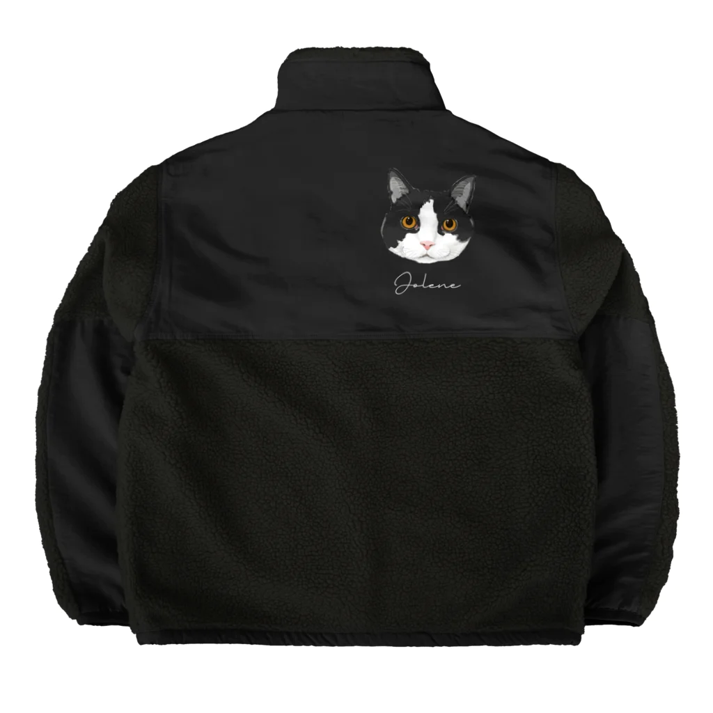 みきぞーん｜保護猫 ミッキー画伯と肉球とおともだちのjolene サコッシュ Boa Fleece Jacket